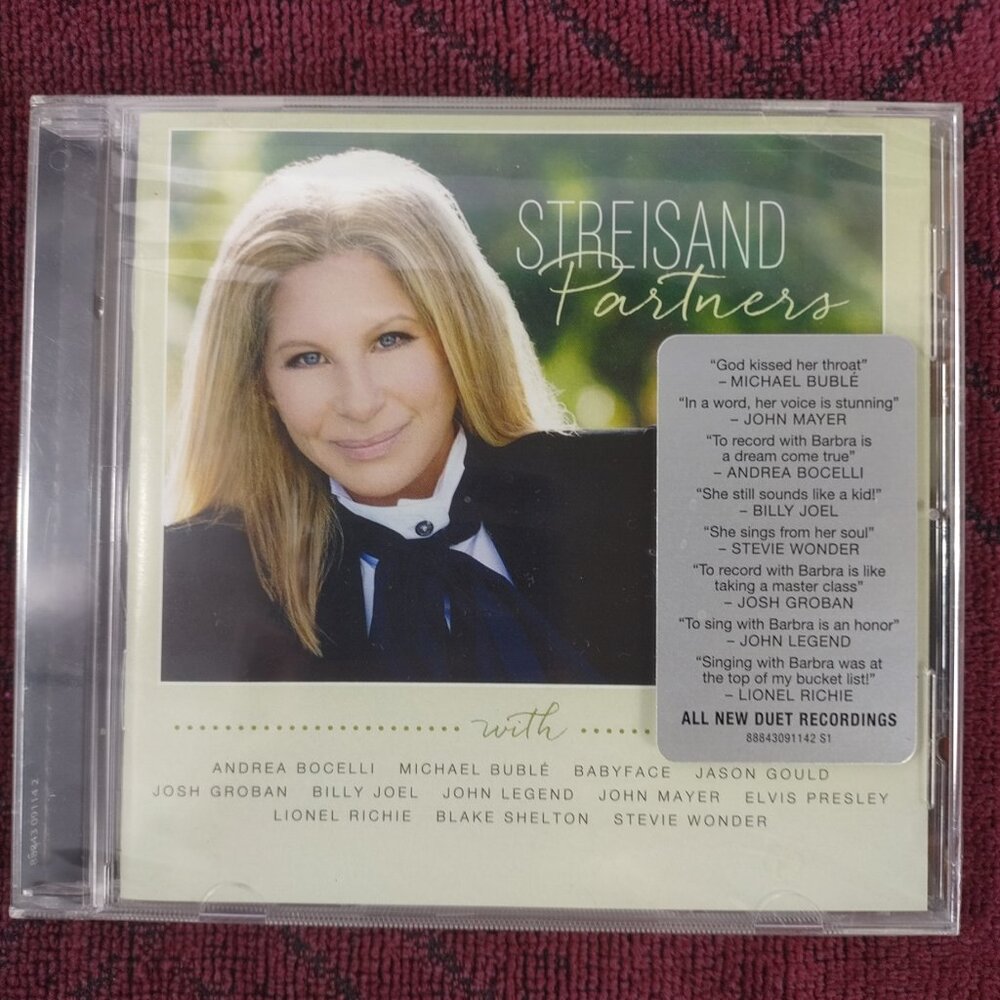 Barbara Streisand - Partners - 2014- CD - Sealed New